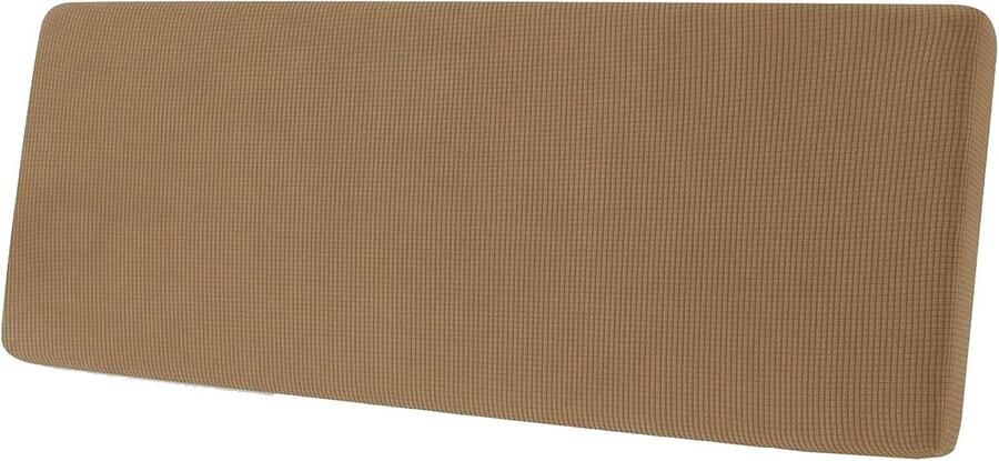 Bank Zitkussenhoezen Stretch Jacquard Anti-slip Kussenhoes voor Sofa RV Auto en Camper (Camel 3-zits)