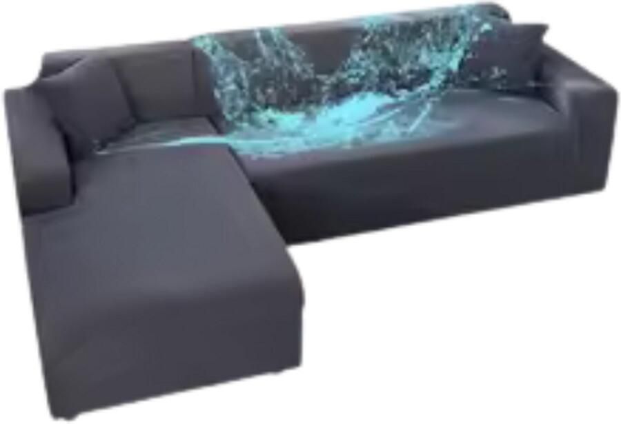 Livetastic Bankhoes 3 zitsbanken 3-zitsbank Bankbeschermer- Bankovertrek Waterdicht Waterafstotend – Antislip Machinewasbaar – Donker Grijs