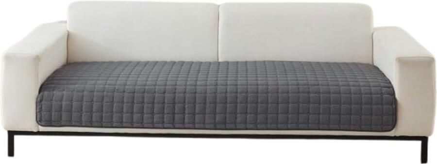 Bankhoes Hoekbankhoes Flanellen bankhoes Winterbankhoes Bankkussenhoes Hoekbankhoes voor 1 2 3 4 personen L-vormige bankhoes Grijs 70 x 70 cm