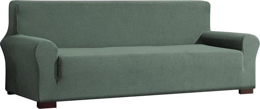 Bankhoes stretch 3 zitsbanken Elastische hoes voor bank stoel Bonengroen 185-235 cm bankhoes stretch 3 zitsbanken
