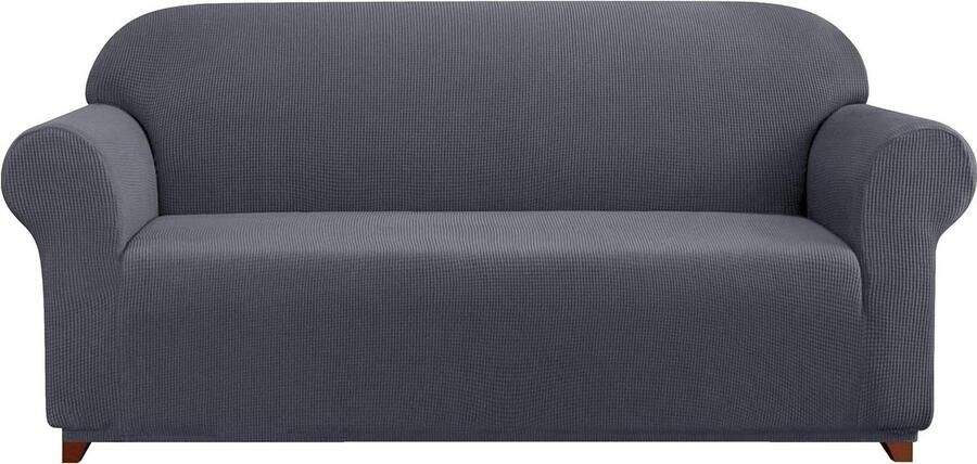 Bankhoes stretch 3 zitsbanken Woonkamer Jacquard Bankhoes Meubelbeschermer Washable 3-Zits Grijs bankhoes stretch 3 zitsbanken