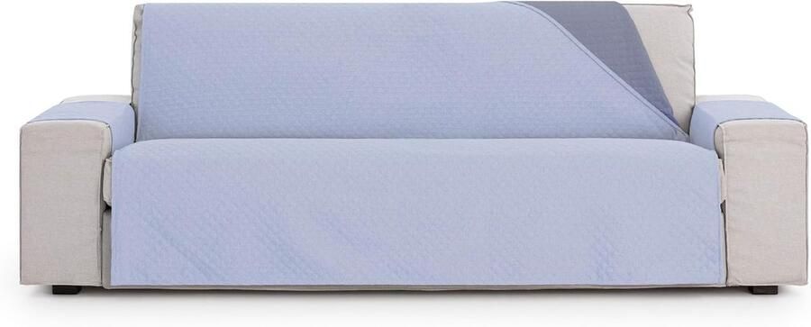 Bankhoes voor 3-zitsbank in kleur blauw