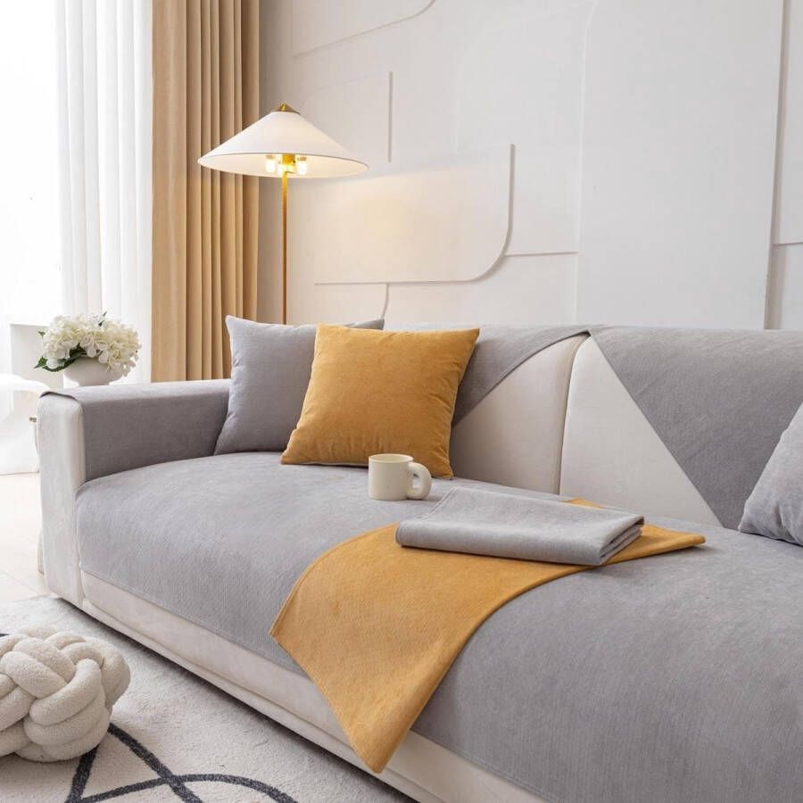 Bankhoes waterdichte bankovertrek antislip bankbeschermer hoekbank L-vorm voor honden en katten bankbescherming 1- 2- 3- 4-zitsbank