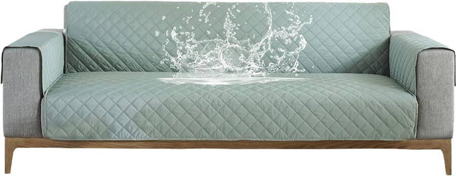 Bankhoes waterdichte bankovertrek antislip bescherming tegen huisdier kat en honden bankovertrek voor bank (lichtgroen 4-zits)