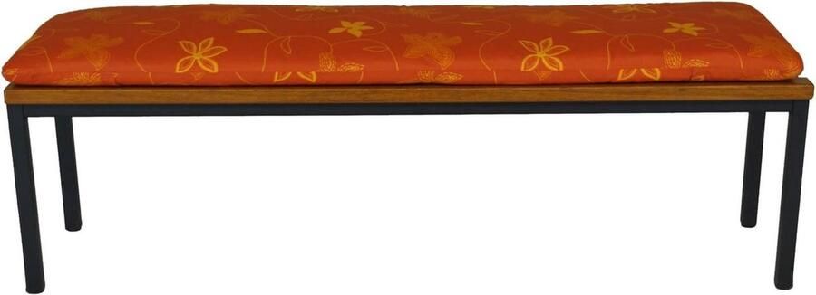 Bankkussen terracotta 45 x 120 cm Corfu zitkussen voor tuinbank Bankkussen