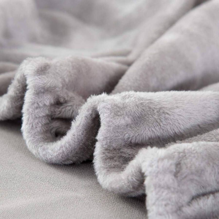 Bankovertrek elastische stretch bankovertrek set van 2 3-zits voor L-vormige bank incl. 2 stuks kussenslopen (zilvergrijs)