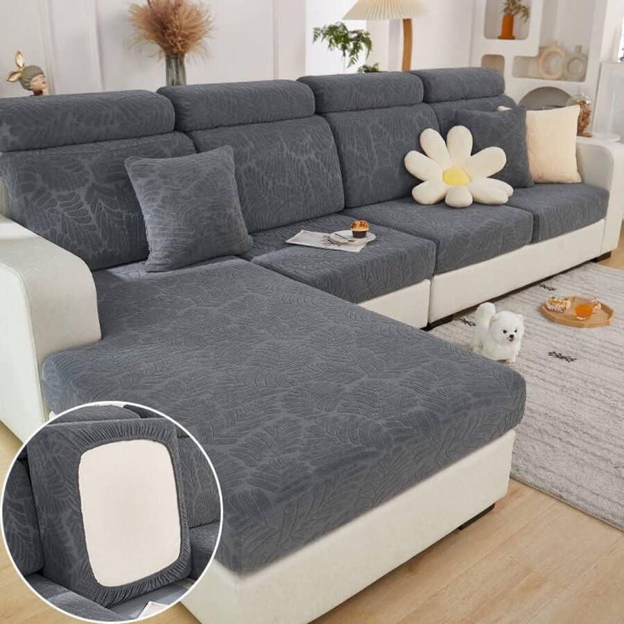 MINGPINHUIUS Sofa Seat Cushion Cover Stretch Sofa Cover Universal Elastic Sofa Seat Cover Non-Slip Sofa Cover Protective Cover for Sofa Cushion L-Shaped Chaise Lounge Furniture Protection