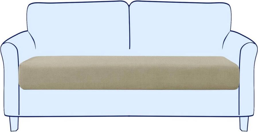 Bankzitkussenhoes stretch zitkussenbeschermer elastische kussenhoezen hoes voor bankzitkussen