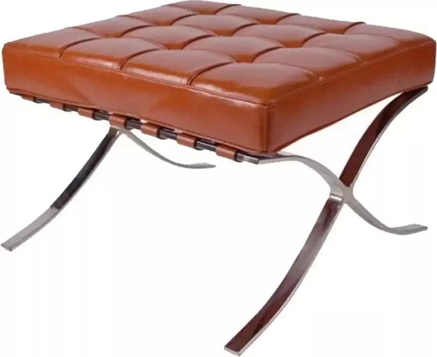 Barcelona Hocker Cognac