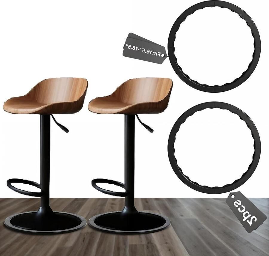 Barkruk beenbeschermers ring antislip siliconen stoelpootbeschermer pads houten vloer bescherming rekbaar 419 cm tot 47 cm Barkruk