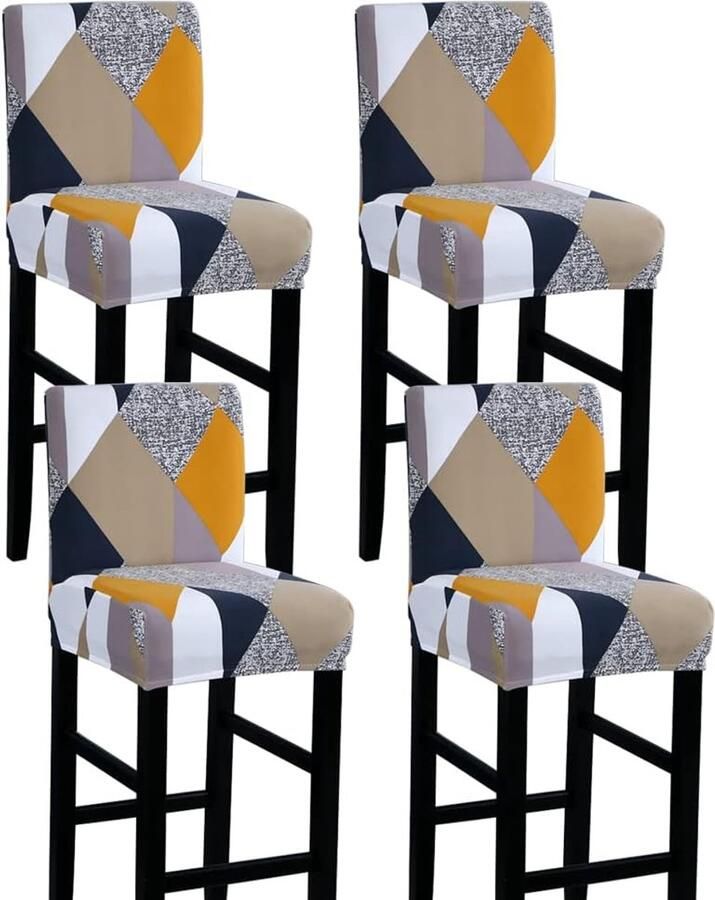 Barkruk Covers Stretch Eetkamer Stoelen Covers 2 stuks Verschillende kleuren