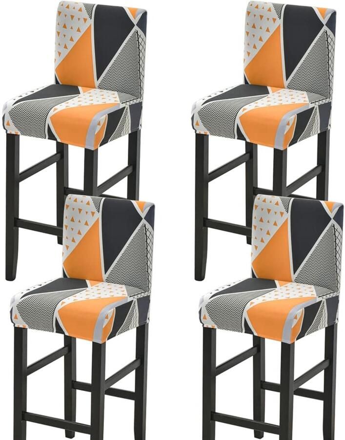 Barkruk Covers Stretch Eetkamerstoel Covers Set van 2