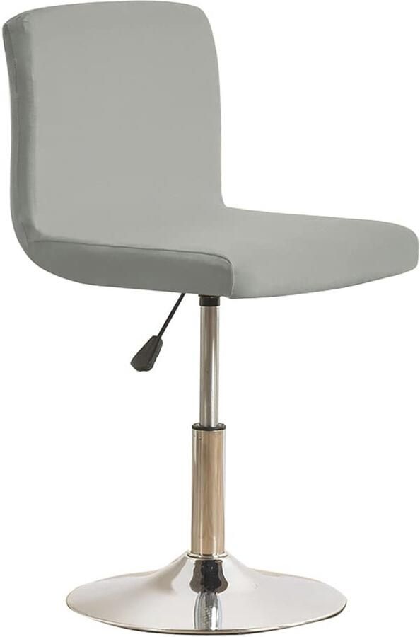 Barkruk Covers Stretch Slipcovers voor Eetkamer 4 Stuks Licht Grijs