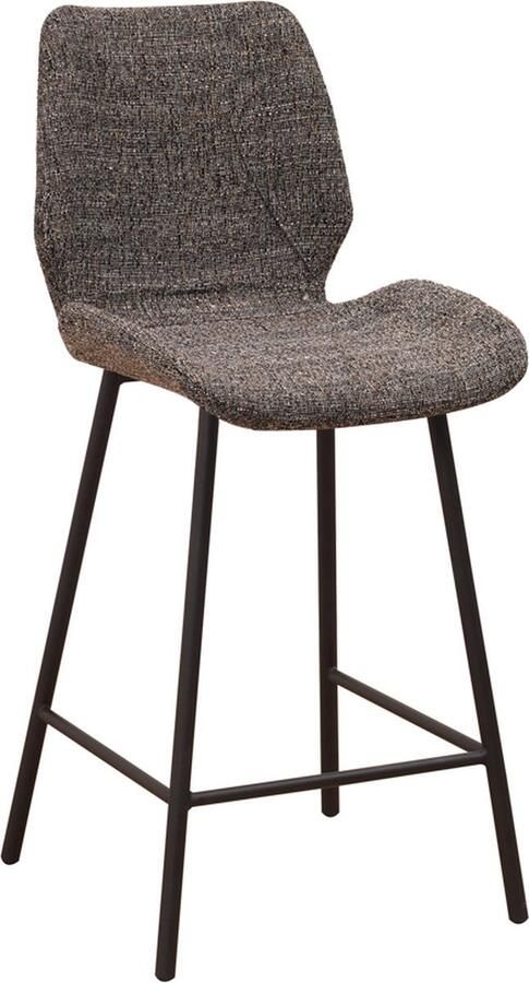 Bolt Edge Barkruk Donkergrijs Ergonomisch Zithoogte 67cm Rugleuning