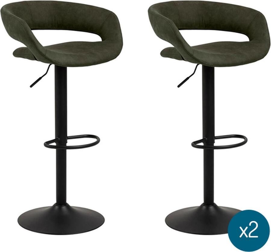 SMUK Barkruk Gale Groen 2 Stuks