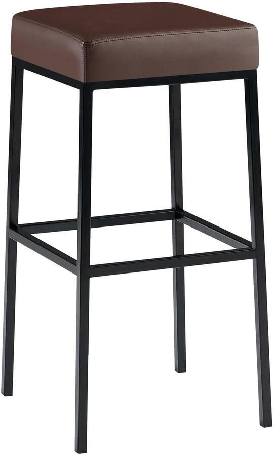 Barkruk Hoge Zitstoel Onderhoudsvriendelijke Kunstleren Bekleding Stabiel Metaal Frame