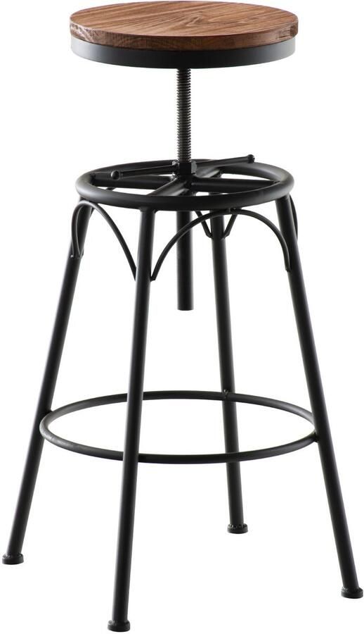 Barkruk Industrieel Design Bistrostoel Verstelbare Hoogte 70-90 cm