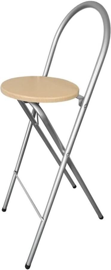 Barkruk inklapbaar inklapbare barkruk barkrukken met rugleuning barstoel klapstoel barkruk buiten barkruk zilver