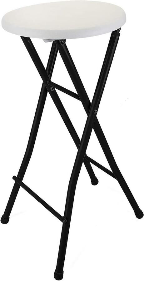 Barkruk inklapbaar inklapbare barkruk barkrukken met rugleuning barstoel klapstoel barkruk buiten barkruk zwart wit