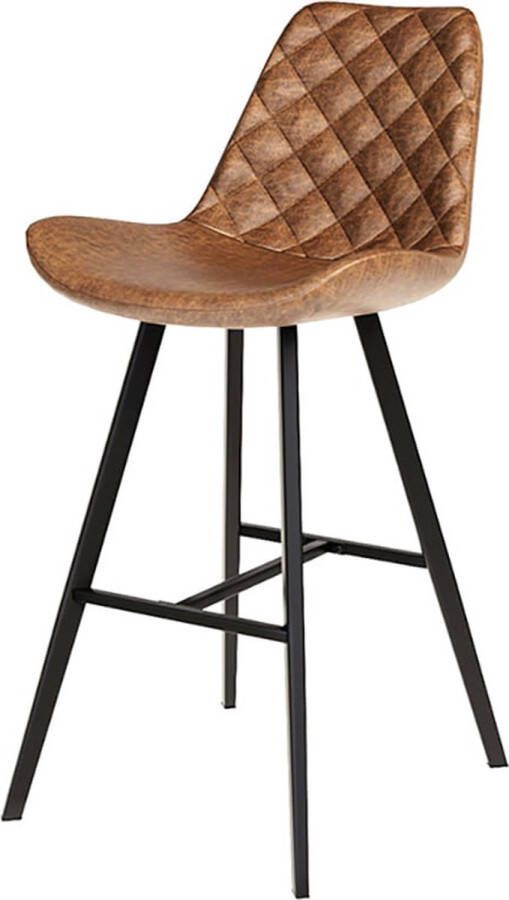 Barkruk Jonathan Cognac Set van 2