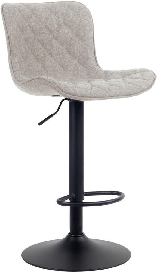 Barkruk met hoge rugleuning Exclusieve Zitstoel Verstelbaar & 360° draaibaar