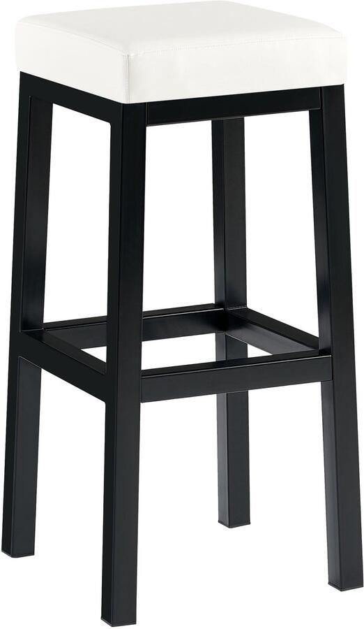 Barkruk met Metalen Frame Hoge Kruk Stabiel & Floor-Friendly Design