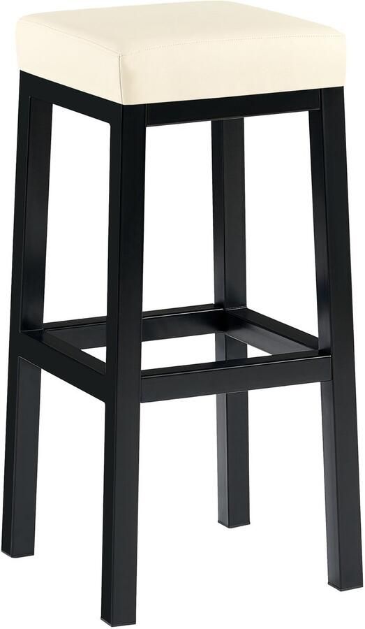 Barkruk met Metalen Frame Hoge Kruk Stabiel & Floor-Friendly Design