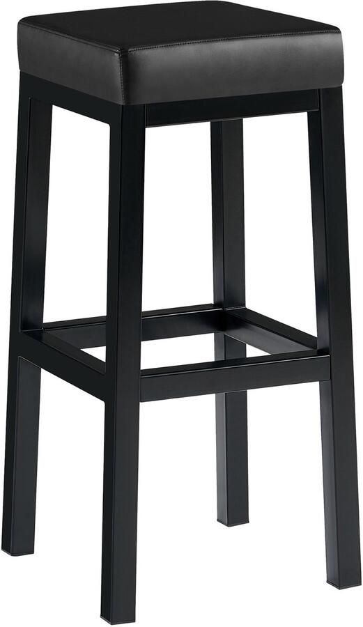 Barkruk met Metalen Frame Hoge Kruk Stabiel & Floor-Friendly Design