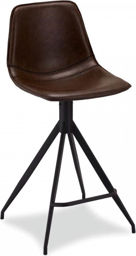 Rootz Living Rootz Barkruk Tegenkruk Draaistoel Luxe comfort Stijlvol en duurzaam Eenvoudig onderhoud 48cm x 57cm x 98cm