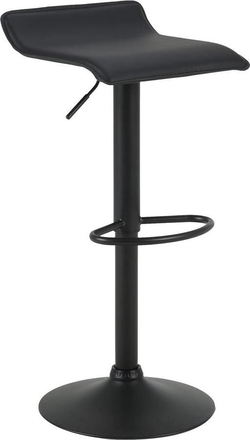 Rootz Living Rootz Barkruk Tegenzit Bistrostoel Pubkruk Verstelbare zitting Keukenstoel Eetkruk Zwart 17 3 x 16 9 x 11 8 inch