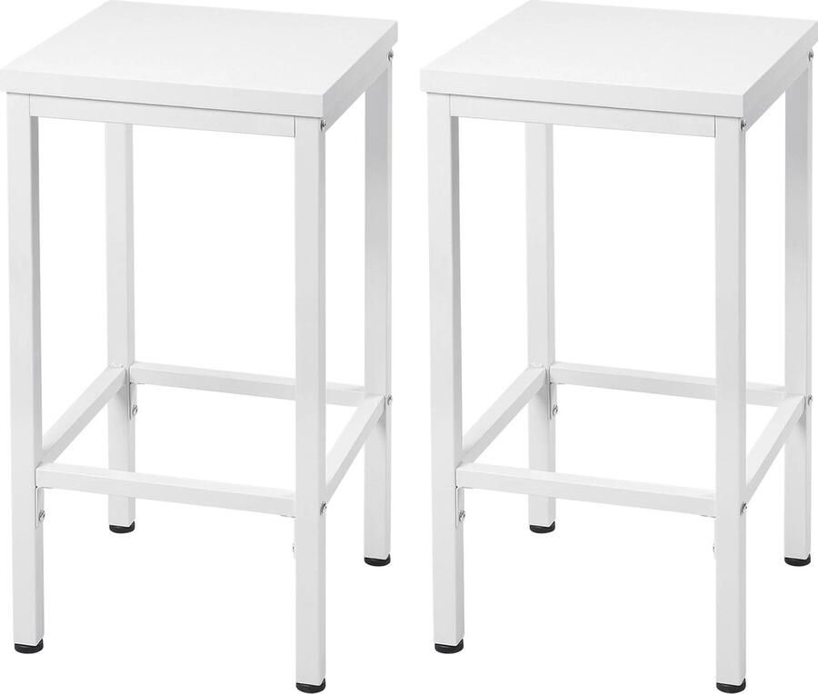 Barkrukken Set Van 2 Nordic Barkruk Luxe Barkrukken Industrieel Wit