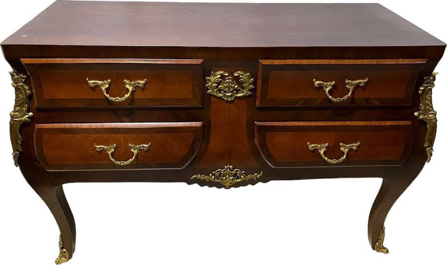 Nile Furniture Barokstijl luxe commode met 4 lades [Baroque] [Slaapkamer] [Luxe] [Interieur]