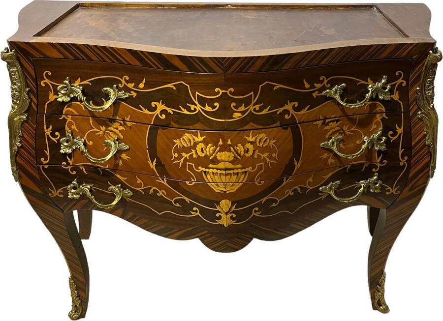 Barokstijl luxe commode kaptafel dressoir 3 lades [Baroque] [Woonkamer] [Luxe] [Interieur]