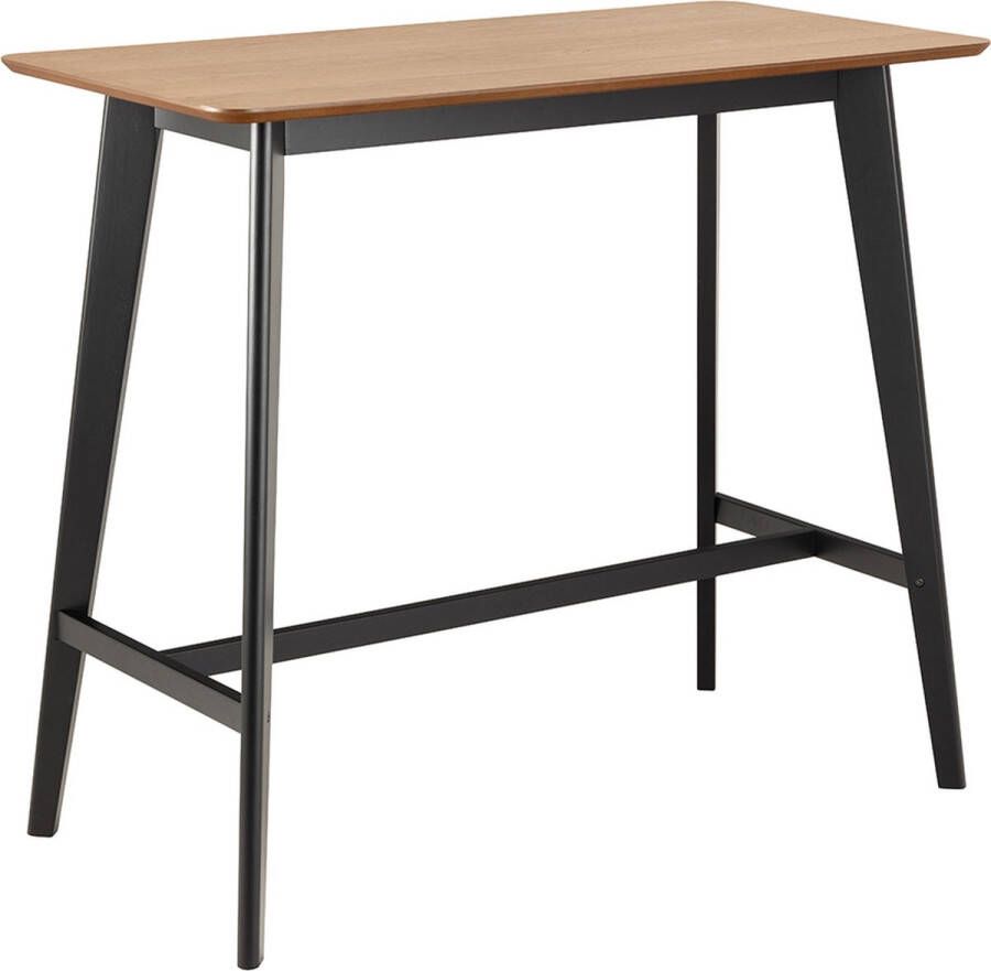 Bartafel 120 cm Roxan Eik Zwart