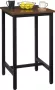 THA Bartafel Hoge Tafel Voor Keuken & Bar Bartafels Tafels MDF Tafelblad & Metalen Frame Verstelbaar -120 x 100 x 40 CM Donkerbruin zwart - Thumbnail 2