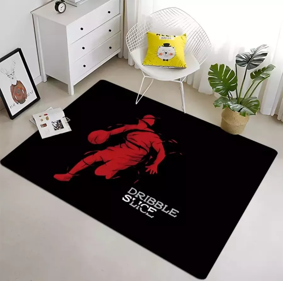 Basketbal Hd Gedrukt Tapijt Camping Picknick Slaapkamer Matten Anti-Slip Tapijt Yoga Mat E-Sport Tapijt Sofa Decoratie non-Slip Vloermatten