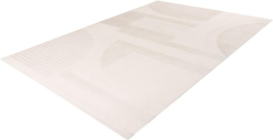 Batucci Vloerkleed Modern Design Tapijt Ivoor Wit Zacht en Comfortabel Abstract Patroon 200x290 cm - Foto 2