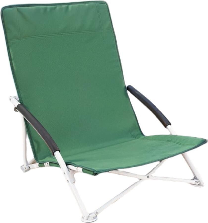 Beachstoel Vouwstoel Buitenstoel Hoge rugleuning Compact en draagbaar 64 cm x 56 cm x 53 cm