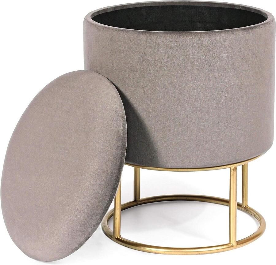 Bean bag velvet grey