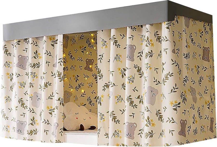 Bed Gordijn Loft Bed Decoratie Kinderkamer Stofdicht Ondoorzichtig Bed Slaapzaal Gordijn Schaduw voor Stapelbed 1.15m