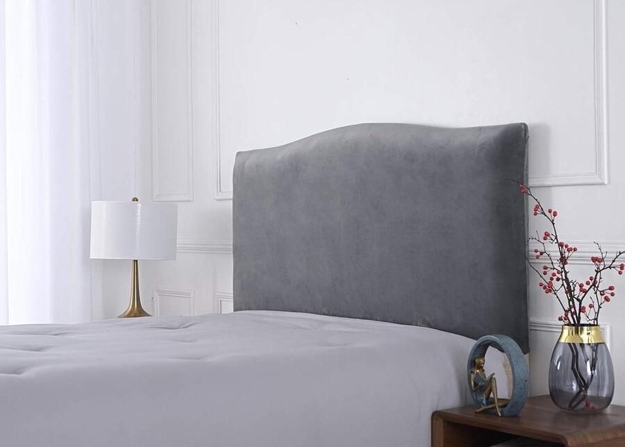 Bed Headboard Cover Velvet Stretch Protector for Single Double Bed hoofdbord hoes elastische