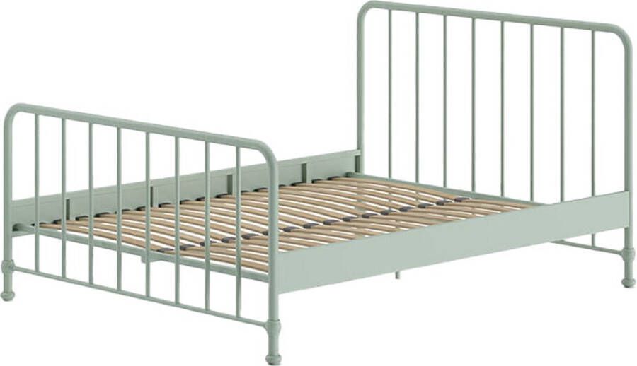 Bed Jay Groen Metaal 160x200cm Hoogte 110 cm