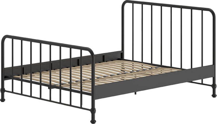 Bed Jay Zwart Metaal 160x200cm Hoogte 110 cm
