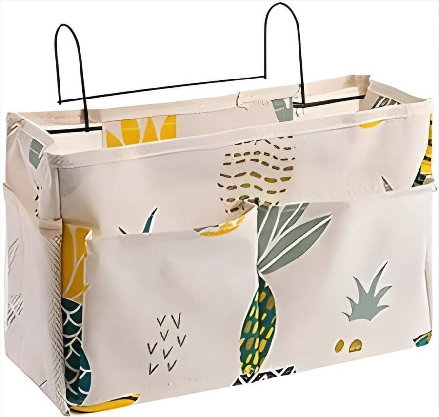 Bed-organizer om op te hangen nachtkastopbergtas multifunctionele bedtas met karabijnhaak bedorganizer hangtas voor hoofdeinden stapelbedden slaapzaal