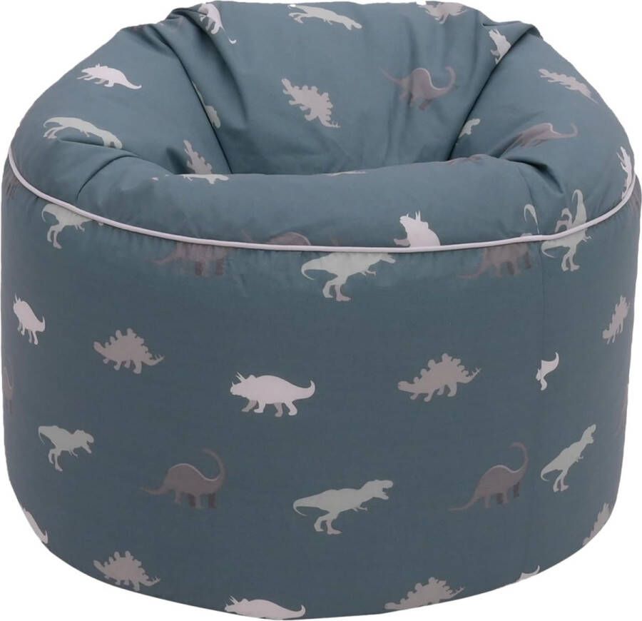 Bed Ronde zitzak voor kinderen met vulling zitzak kinderkamer zachte zitting speelkamer ergonomisch gevormd vloerkussen duurzaam meubel voor kleine kinderen kinderzitzak (Rex)