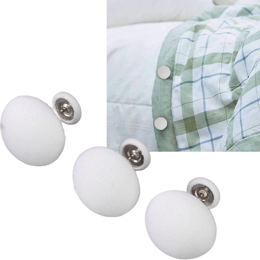 Bed Sheet Clips Pin Set 16PCS Duvet Cover Clip Mushroom Shape for Curtains