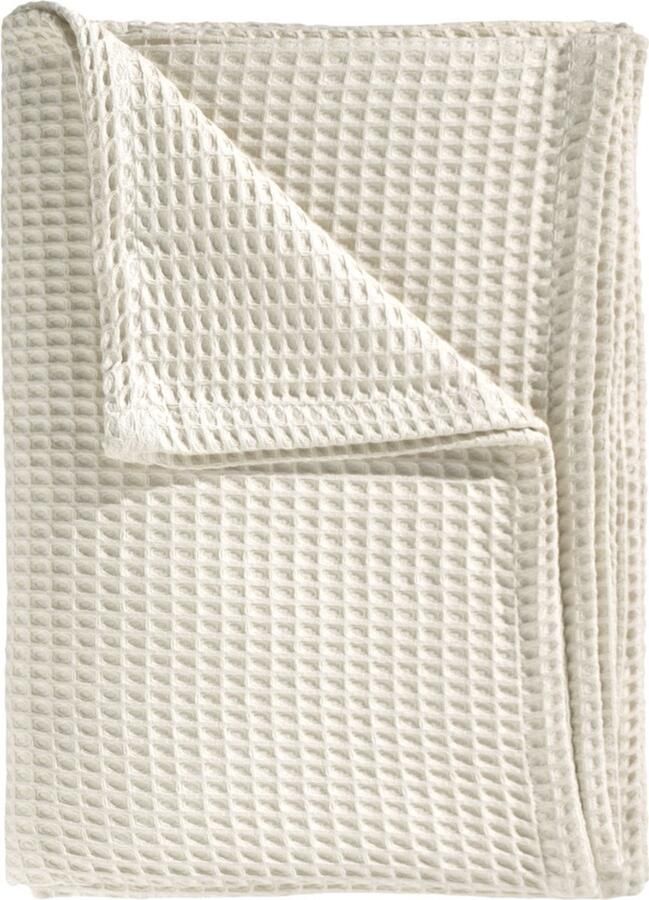 Bed Sprei Wafel Bedsprei 2 persoons Wafeldeken 240x260 Off-White