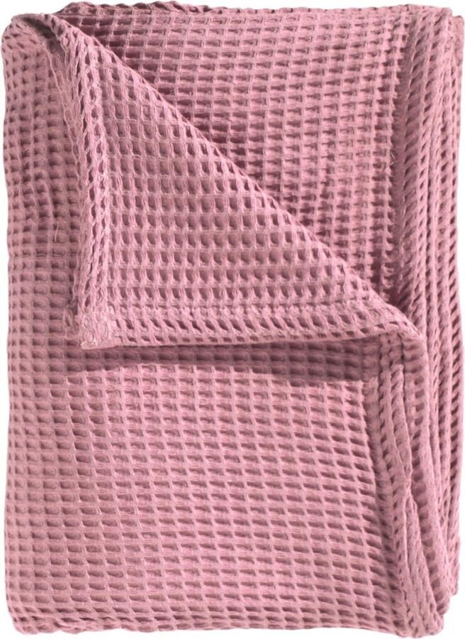 Bed Sprei Wafel Bedsprei 2 persoons Wafeldeken 240x260 Roze