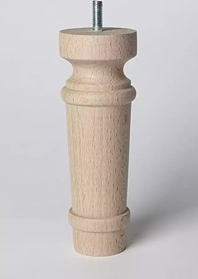 Bed bank poot 16cm hoog diam. 5 Eiken