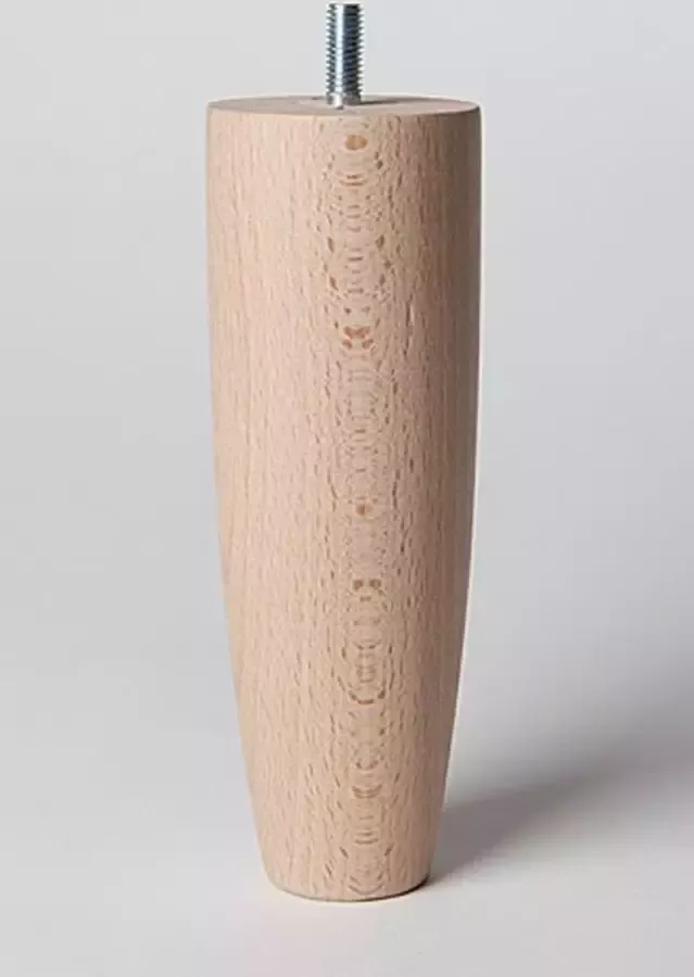 Bed bank poot 16cm hoog diam.5 Beuken